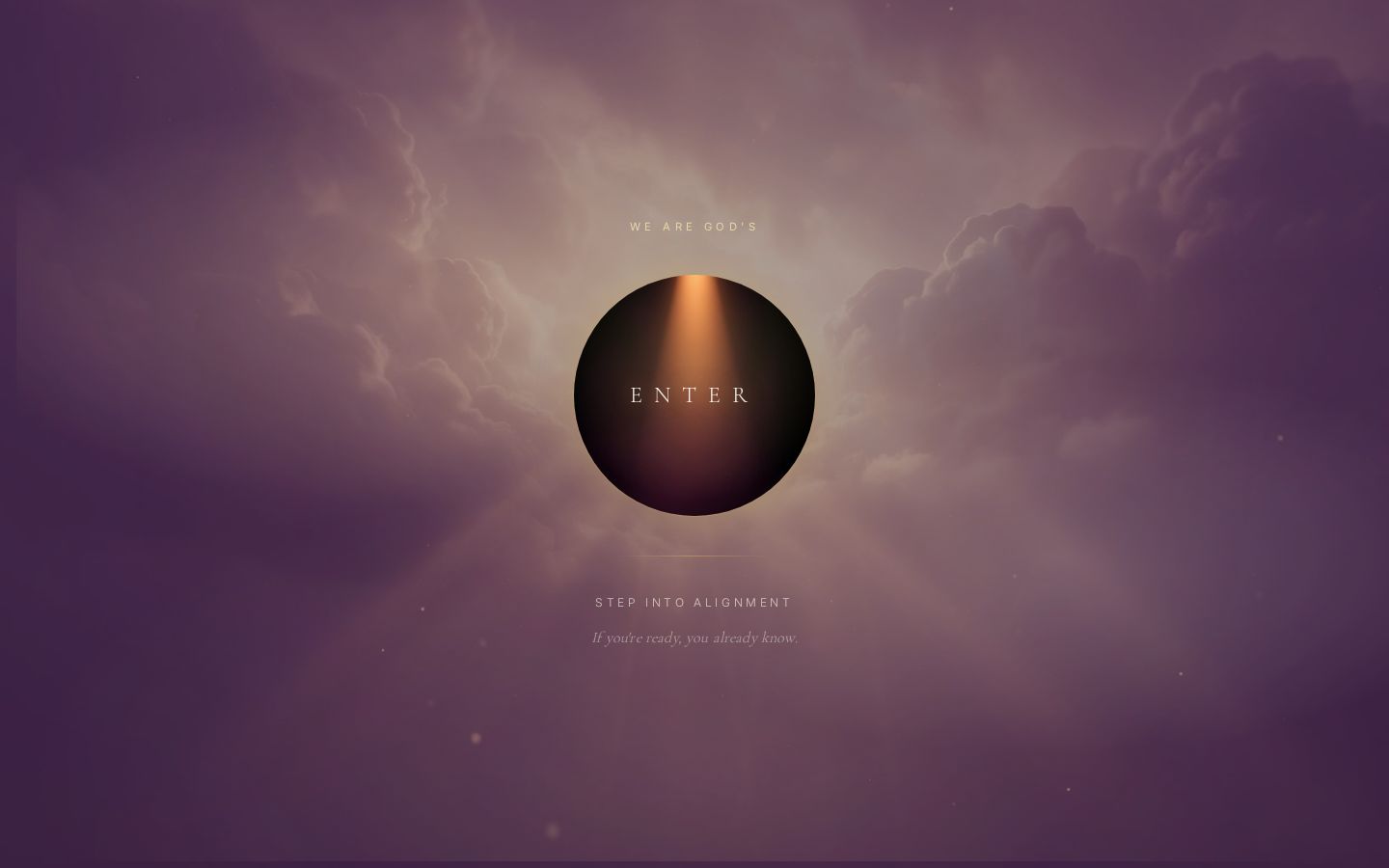 Website design for We Are God's